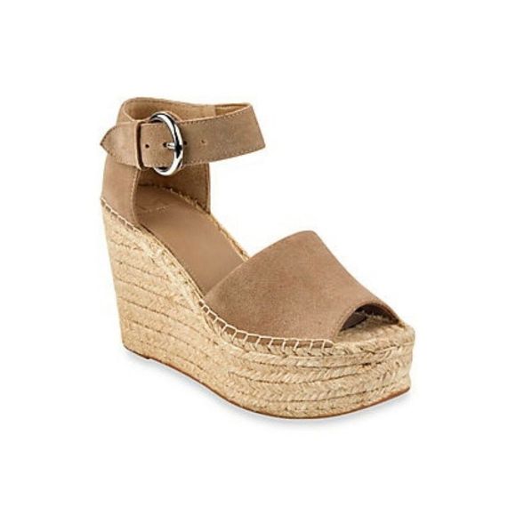 Marc Fisher Shoes - MARC FISHER Alida Espadrille Wedges Suede Sz 8